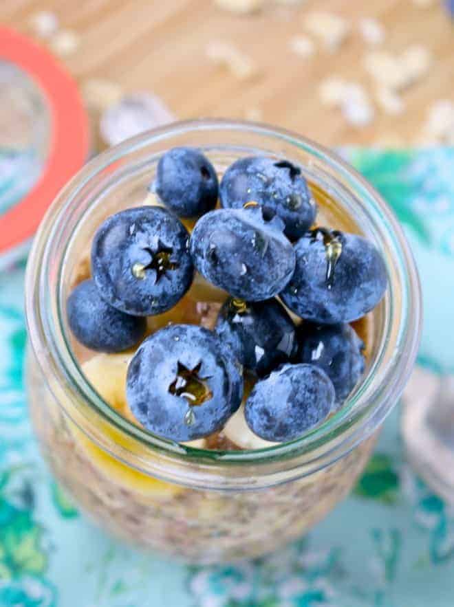 desayuno con berries